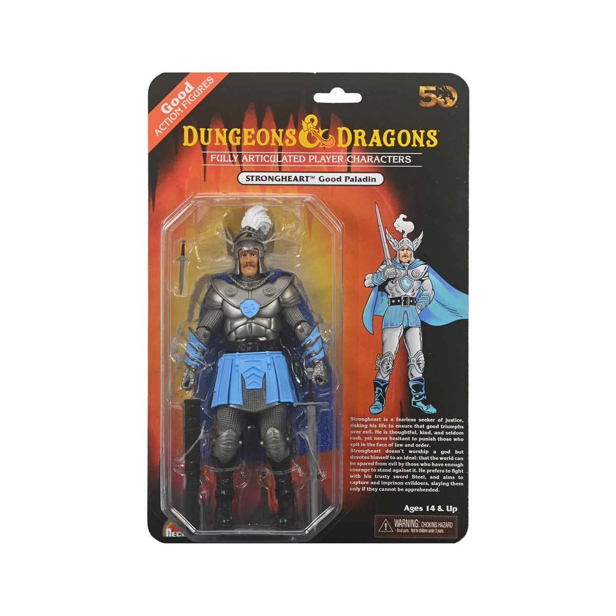 Neca - AD&D - Corazón Fuerte 50º Aniversario en Blister - Dungeons & Dragons