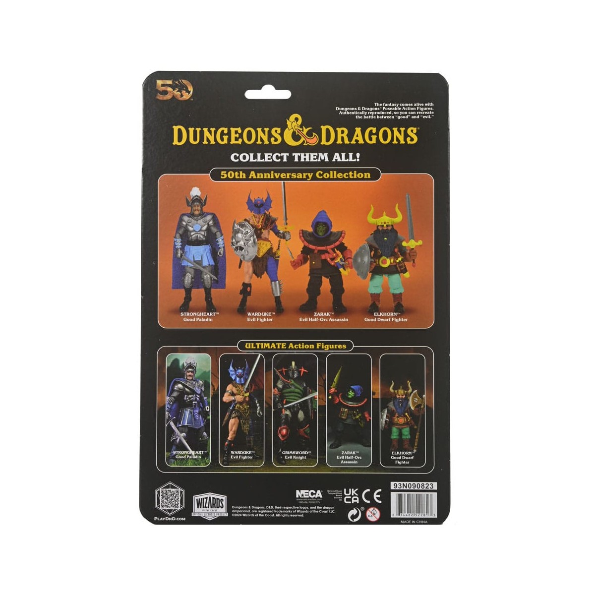 Neca - AD&D - Corazón Fuerte 50º Aniversario en Blister - Dungeons & Dragons