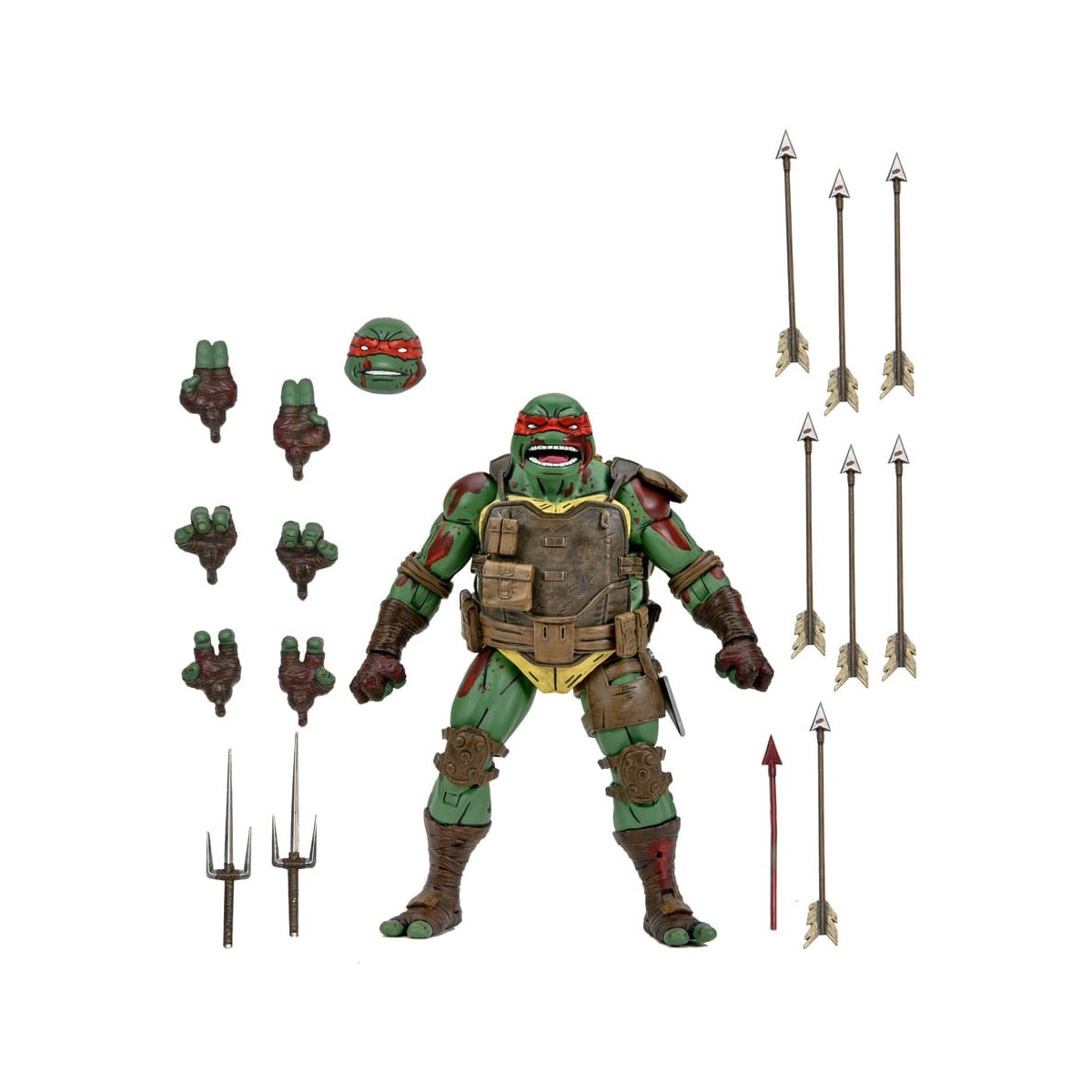 NECA - IDW Comics - Ultimate First to Fall RAPHAEL El Último Ronin - TMNT - Teenage Mutant Ninja Turtles