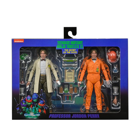 Neca - Profesor Perry con bata de laboratorio y Profesor Perry con traje para materiales peligrosos