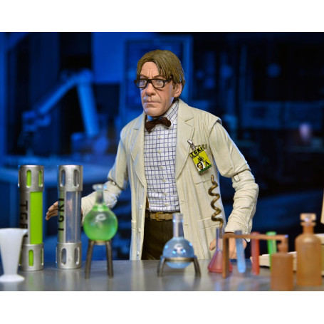 Neca - Profesor Perry con bata de laboratorio y Profesor Perry con traje para materiales peligrosos
