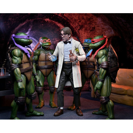 Neca - Profesor Perry con bata de laboratorio y Profesor Perry con traje para materiales peligrosos