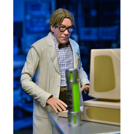 Neca - Profesor Perry con bata de laboratorio y Profesor Perry con traje para materiales peligrosos