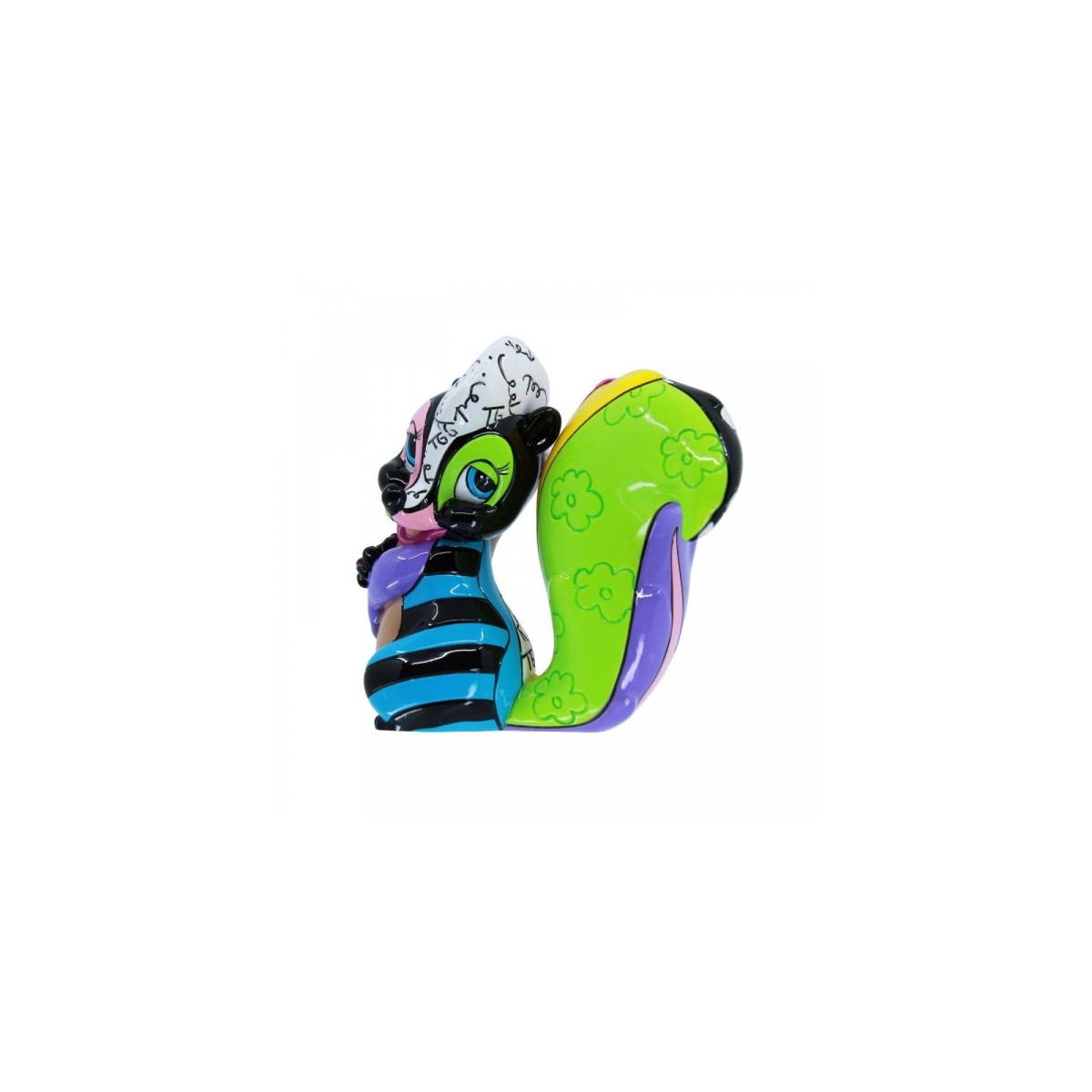 Disney Britto Bambi - Mini Figurita Flor - Flor
