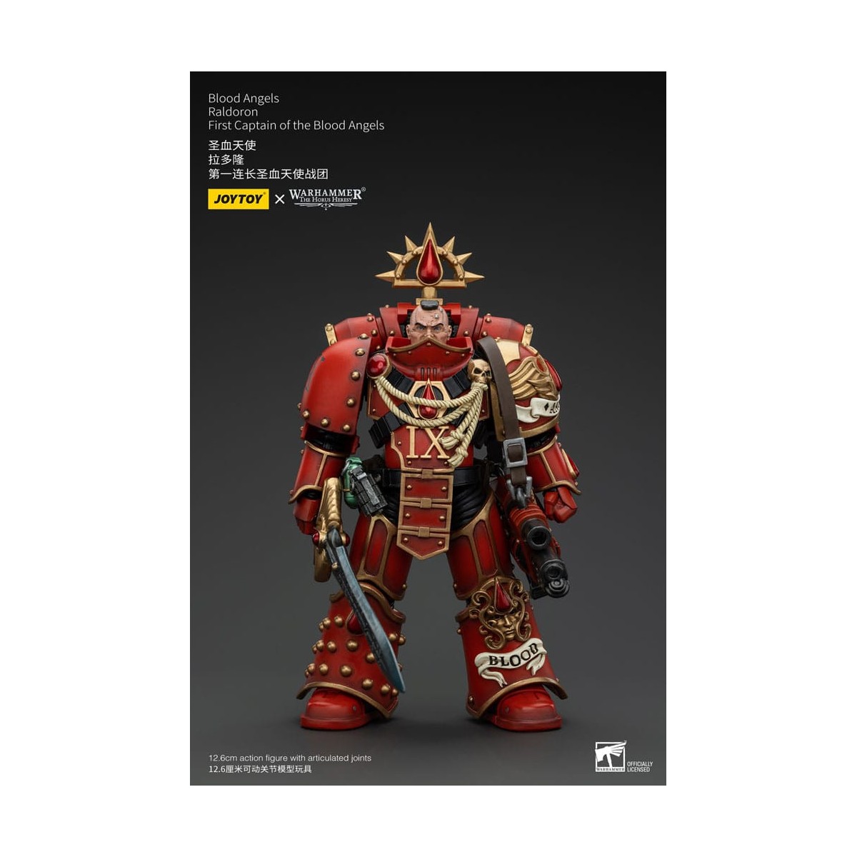 Joytoy - Warhammer - Ángeles de Sangre - Raldoron Primer Capitán de los Ángeles de Sangre - La Herejía de Horus