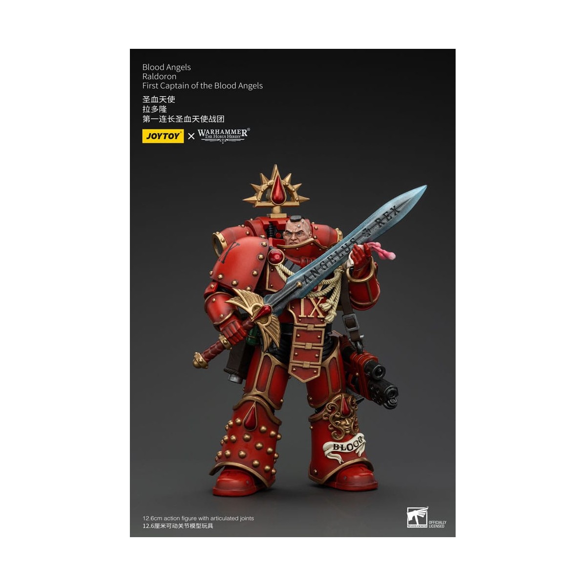 Joytoy - Warhammer - Ángeles de Sangre - Raldoron Primer Capitán de los Ángeles de Sangre - La Herejía de Horus