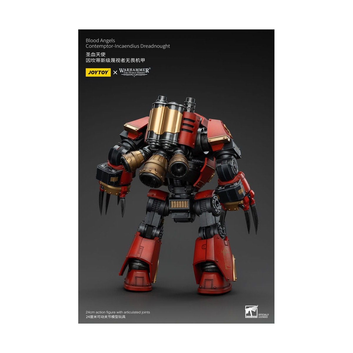 Joytoy - Warhammer - Ángeles de Sangre - Contemptor-Incaendius Dreadnought - La Herejía de Horus