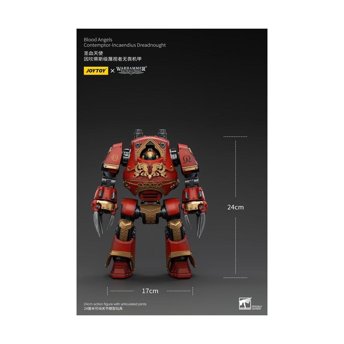 Joytoy - Warhammer - Ángeles de Sangre - Contemptor-Incaendius Dreadnought - La Herejía de Horus