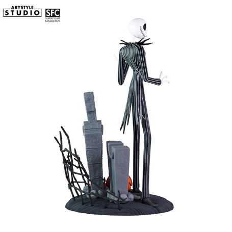 Abystyle - PESADILLA ANTES DE NAVIDAD - Jack cara sonriente terrorífica - Colección Super Figuras 1/10