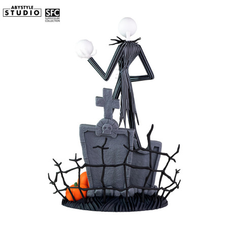 Abystyle - PESADILLA ANTES DE NAVIDAD - Jack cara sonriente terrorífica - Colección Super Figuras 1/10