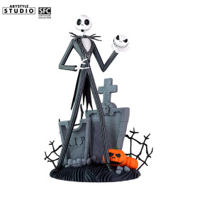 Abystyle - PESADILLA ANTES DE NAVIDAD - Jack cara sonriente terrorífica - Colección Super Figuras 1/10