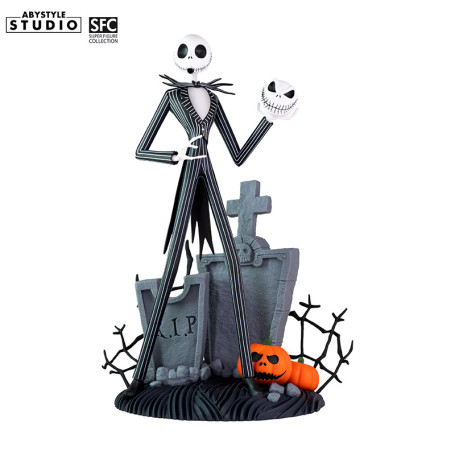 Abystyle - PESADILLA ANTES DE NAVIDAD - Jack cara sonriente terrorífica - Colección Super Figuras 1/10