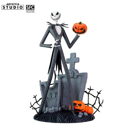 Abystyle - PESADILLA ANTES DE NAVIDAD - Jack cara sonriente terrorífica - Colección Super Figuras 1/10