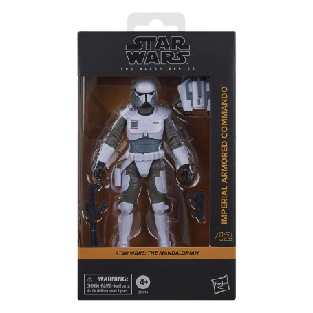 Hasbro Star Wars La Serie Negra - Comando Imperial Blindado - El Mandaloriano