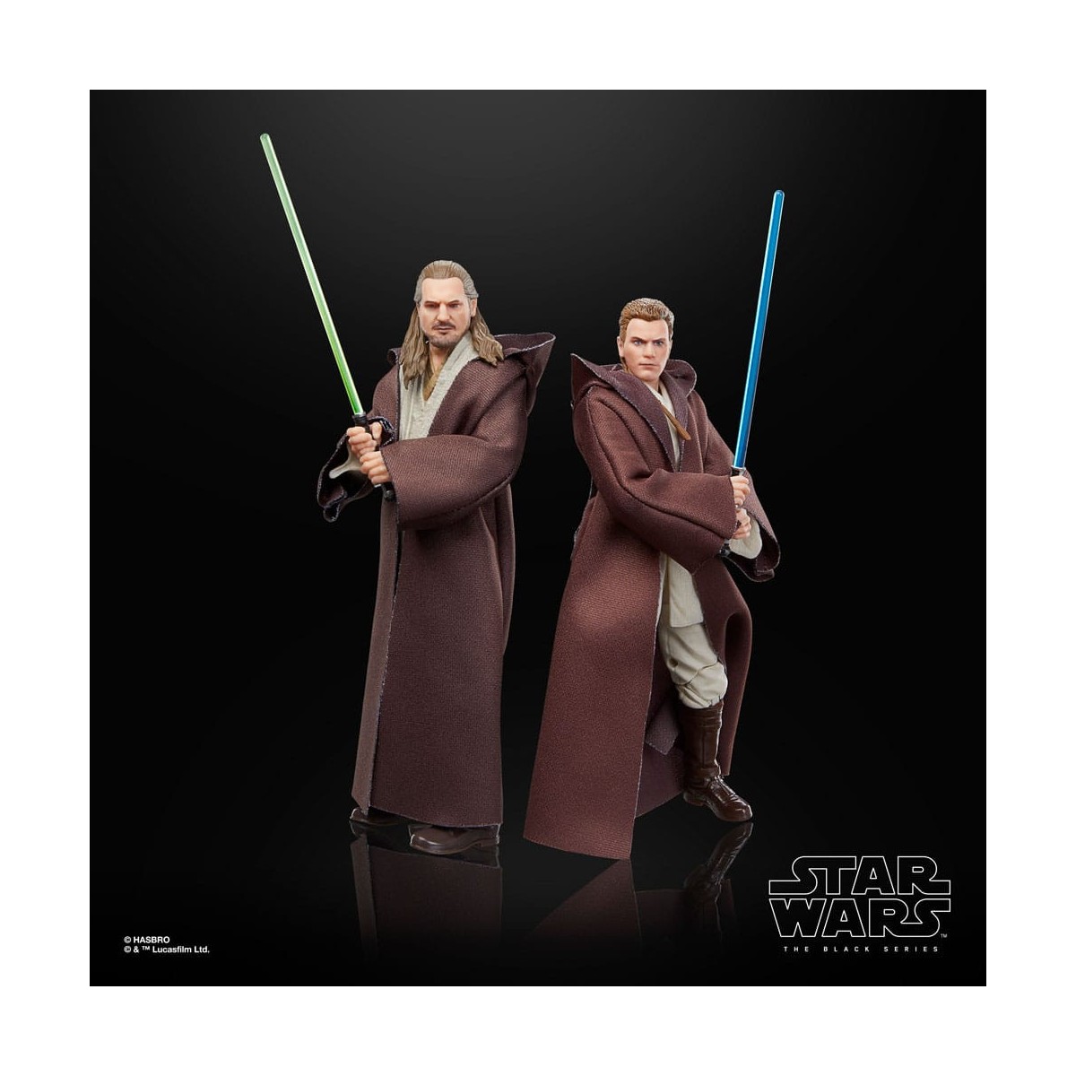 Star Wars Black Series - Pack Qui-Gon Jinn, Darth Maul, Obi-Wan Kenobi Episodio I