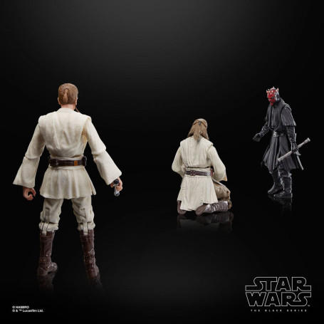 Star Wars Black Series - Pack Qui-Gon Jinn, Darth Maul, Obi-Wan Kenobi Episodio I
