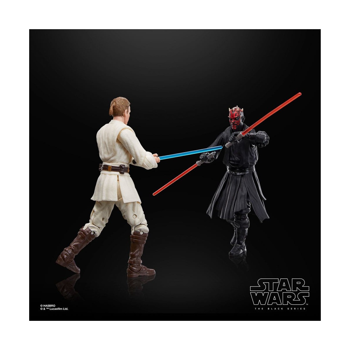 Star Wars Black Series - Pack Qui-Gon Jinn, Darth Maul, Obi-Wan Kenobi Episodio I