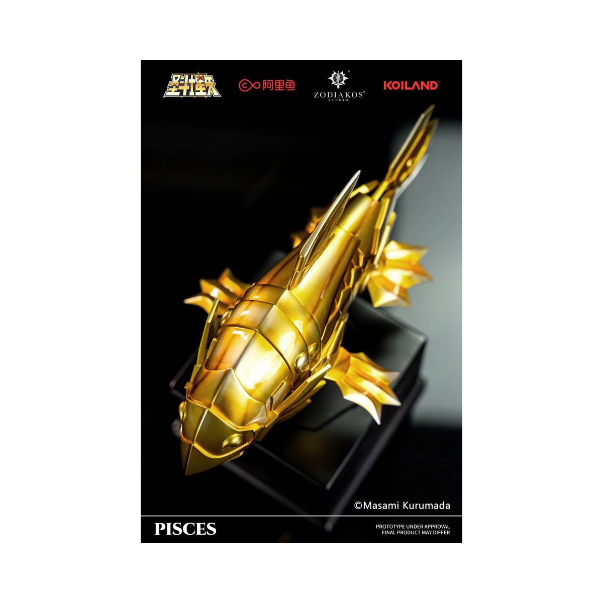 Zodiakos Studio - Tela de Piscis - Tótem de Piscis 1/6 - Saint Seiya - Estatua de los Caballeros del Zodiaco