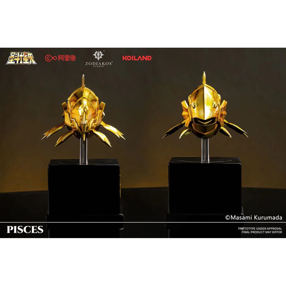 Zodiakos Studio - Tela de Piscis - Tótem de Piscis 1/6 - Saint Seiya - Estatua de los Caballeros del Zodiaco