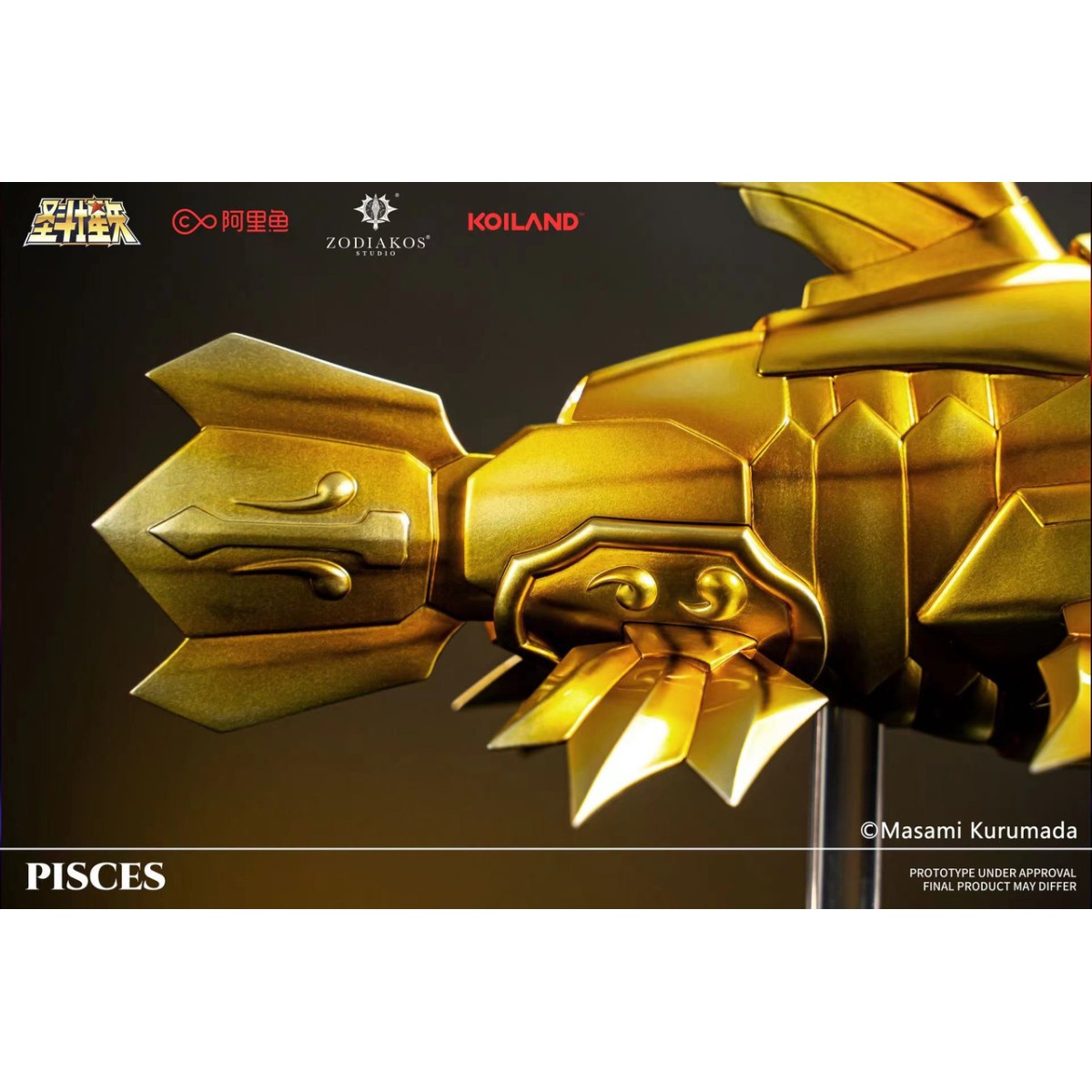 Zodiakos Studio - Tela de Piscis - Tótem de Piscis 1/6 - Saint Seiya - Estatua de los Caballeros del Zodiaco