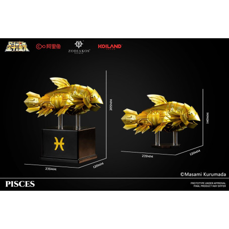 Zodiakos Studio - Tela de Piscis - Tótem de Piscis 1/6 - Saint Seiya - Estatua de los Caballeros del Zodiaco