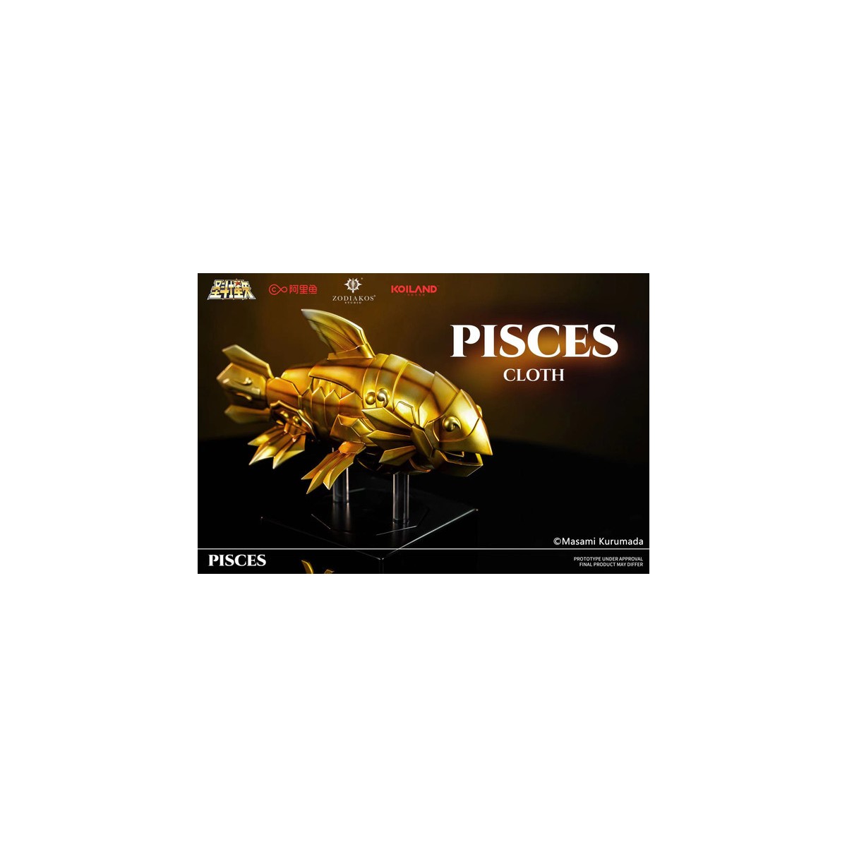 Zodiakos Studio - Tela de Piscis - Tótem de Piscis 1/6 - Saint Seiya - Estatua de los Caballeros del Zodiaco