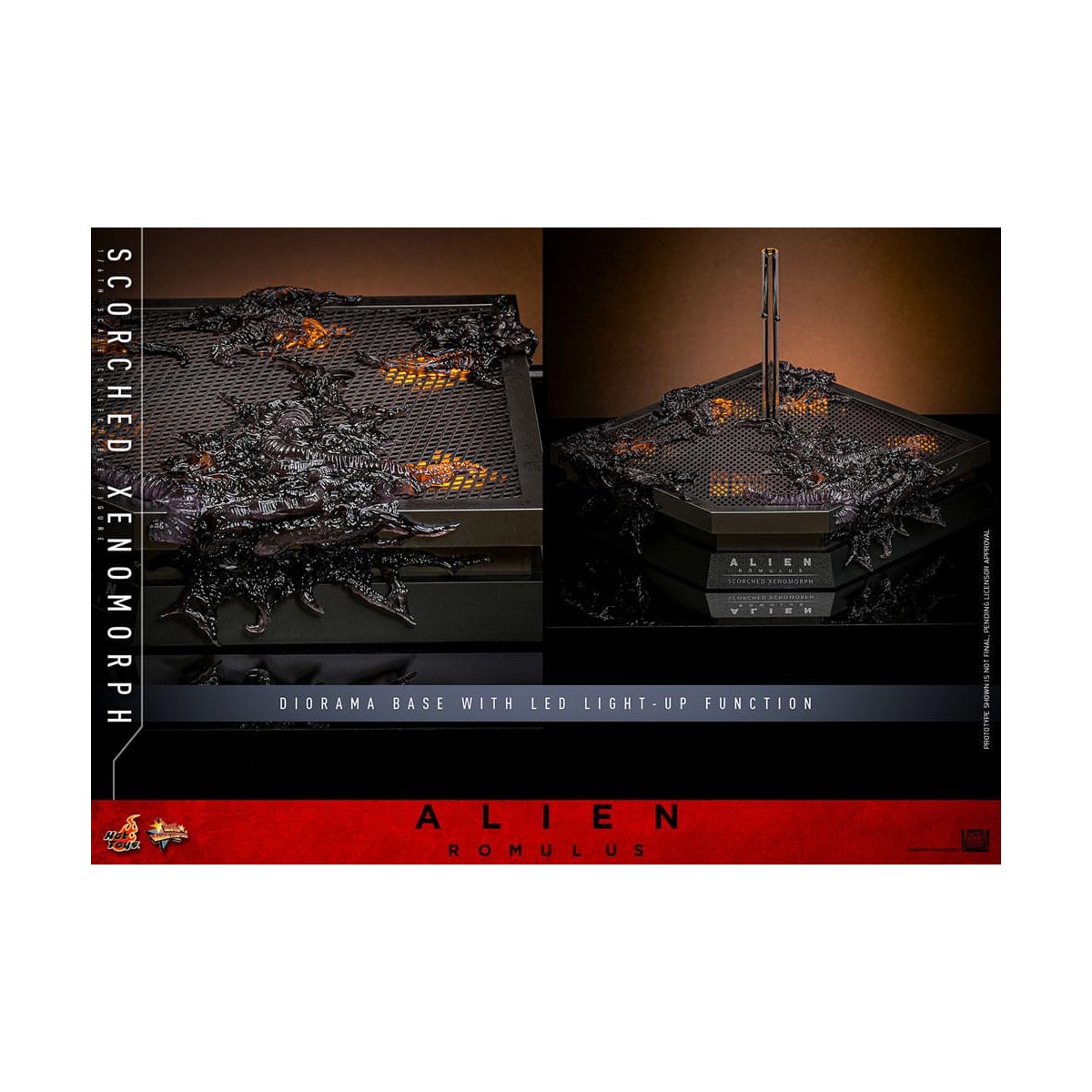 Hot Toys - Alien Romulus - Xenomorfo abrasado MMS 1/6