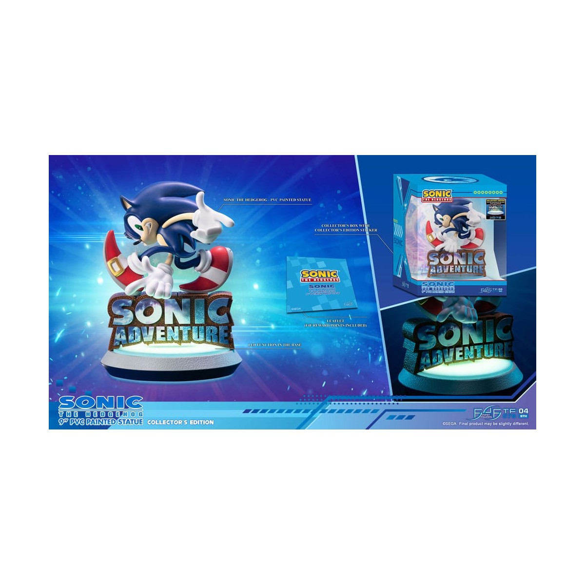 Primeras 4 figuras - Sonic the Hedgehog Edición Coleccionista - Sonic Adventure