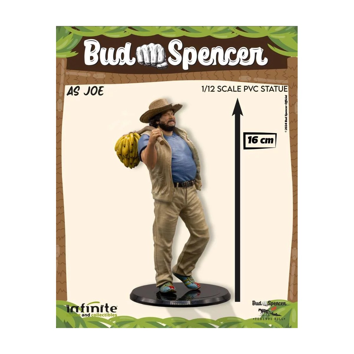 Infinite - Bud Spencer como Joe 1/12 pvc Estatua - Banana Joe