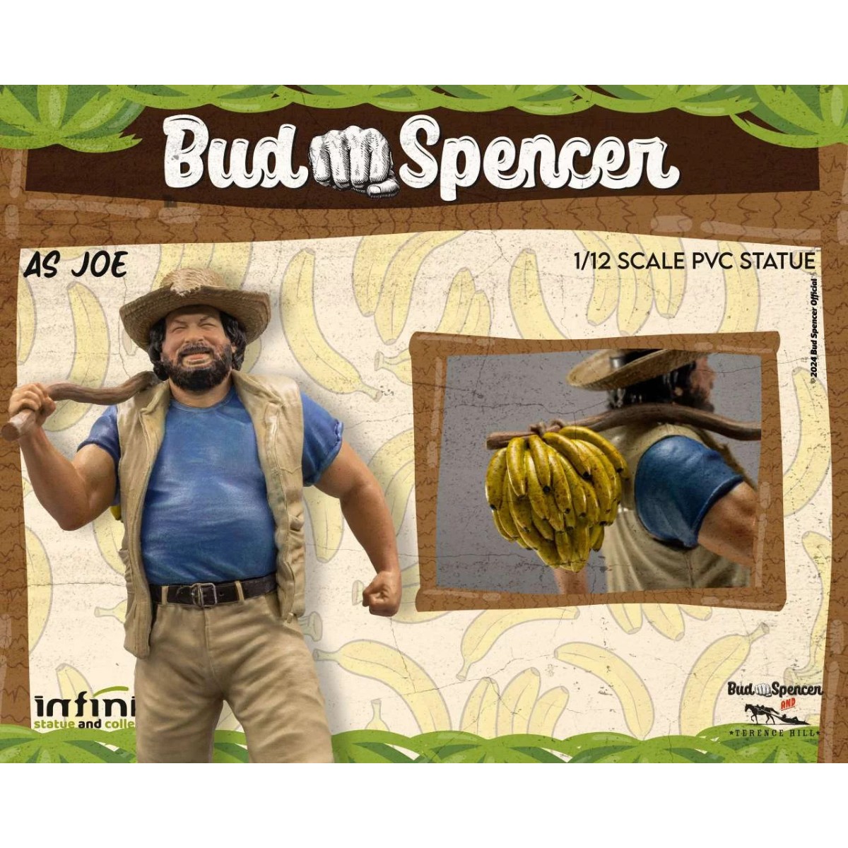 Infinite - Bud Spencer como Joe 1/12 pvc Estatua - Banana Joe
