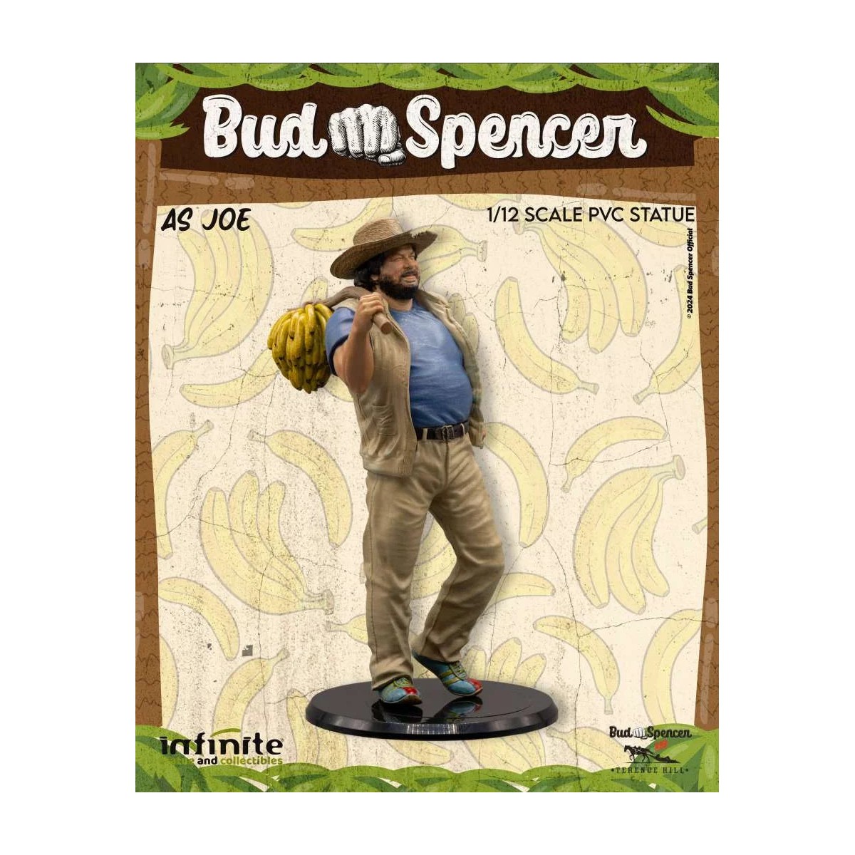 Infinite - Bud Spencer como Joe 1/12 pvc Estatua - Banana Joe