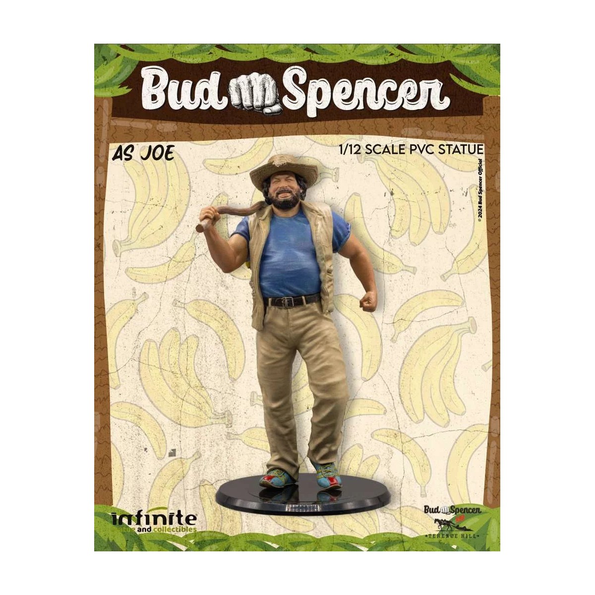 Infinite - Bud Spencer como Joe 1/12 pvc Estatua - Banana Joe