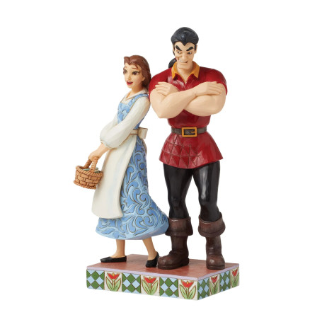 Enesco Disney Traditions Belle et Gaston - La Bella y la Bestia