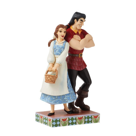 Enesco Disney Traditions Belle et Gaston - La Bella y la Bestia