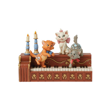 Enesco Disney Traditions By Jim Shore - Aristochats Piano Kittens - Los Aristochats