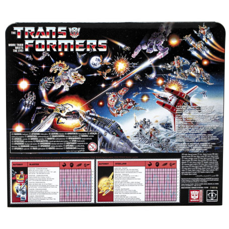 Hasbro - Los Transformers Retro 40 aniversario G1 - Autobot Blaster & Steeljaw