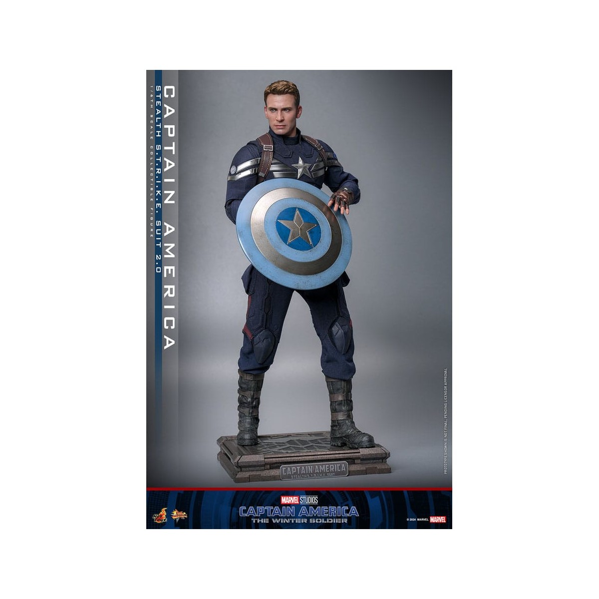 Hot Toys Capitán América: El Soldado de Invierno - Captain America Stealth S.T.R.I.K.E. Suit MMS 1/6