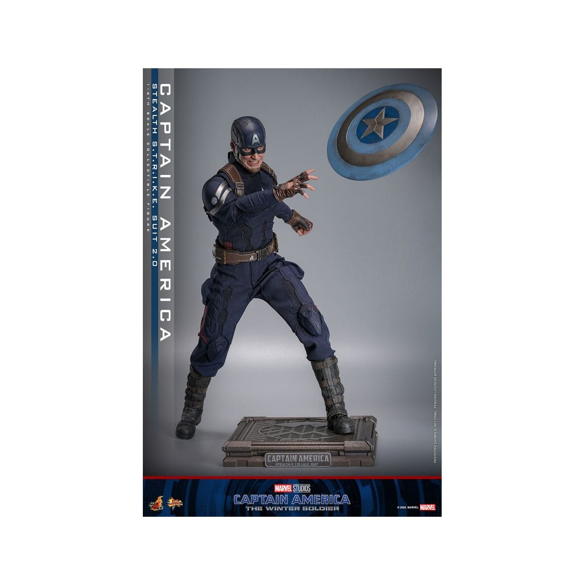 Hot Toys Capitán América: El Soldado de Invierno - Captain America Stealth S.T.R.I.K.E. Suit MMS 1/6