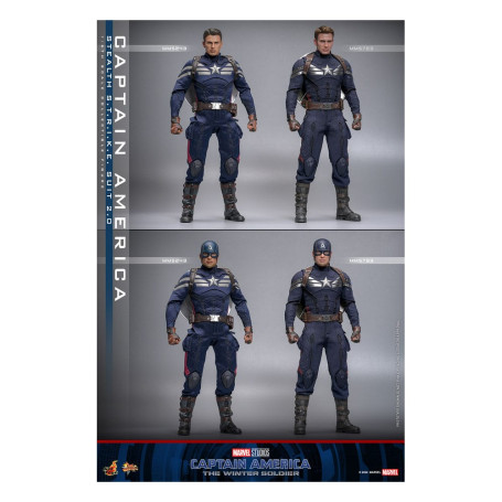 Hot Toys Capitán América: El Soldado de Invierno - Captain America Stealth S.T.R.I.K.E. Suit MMS 1/6