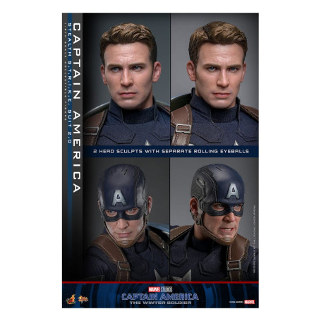 Hot Toys Capitán América: El Soldado de Invierno - Captain America Stealth S.T.R.I.K.E. Suit MMS 1/6