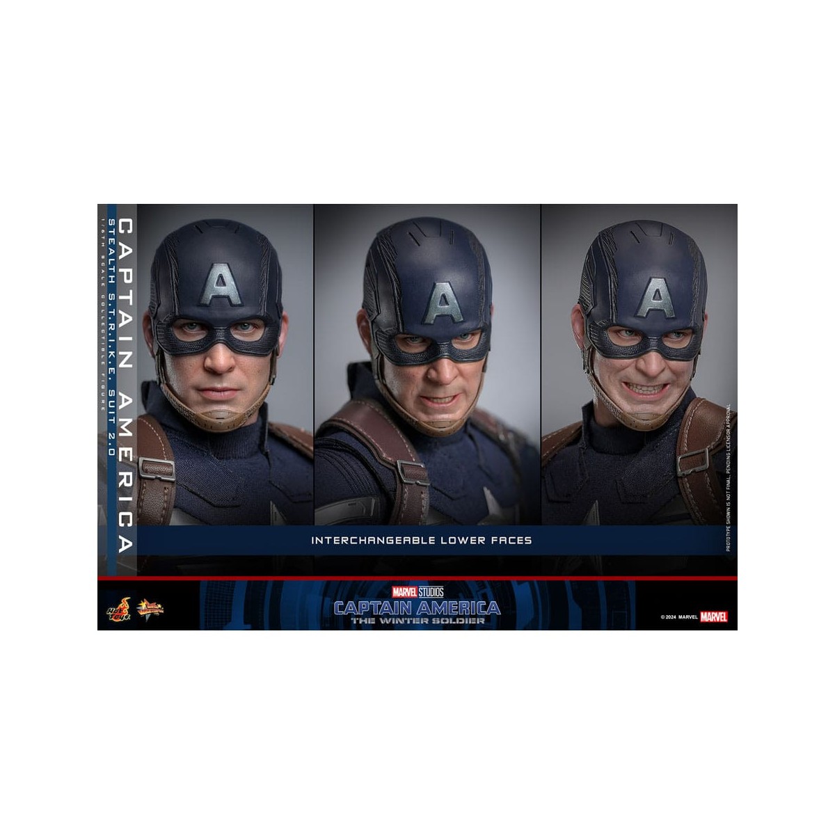 Hot Toys Capitán América: El Soldado de Invierno - Captain America Stealth S.T.R.I.K.E. Suit MMS 1/6