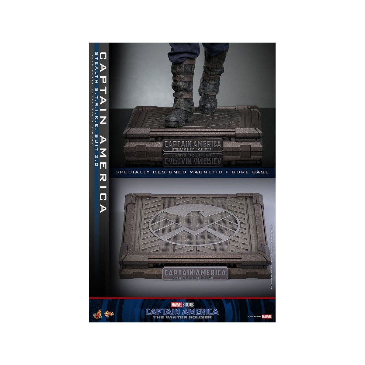 Hot Toys Capitán América: El Soldado de Invierno - Captain America Stealth S.T.R.I.K.E. Suit MMS 1/6