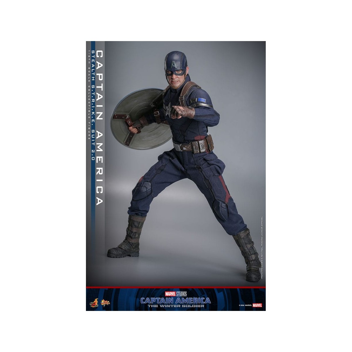 Hot Toys Capitán América: El Soldado de Invierno - Captain America Stealth S.T.R.I.K.E. Suit MMS 1/6