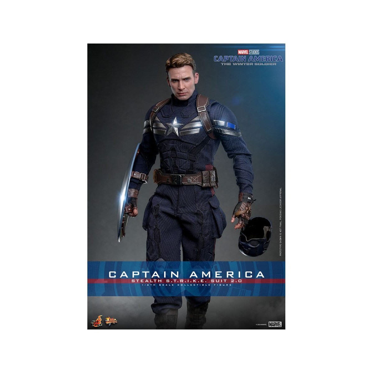 Hot Toys Capitán América: El Soldado de Invierno - Captain America Stealth S.T.R.I.K.E. Suit MMS 1/6