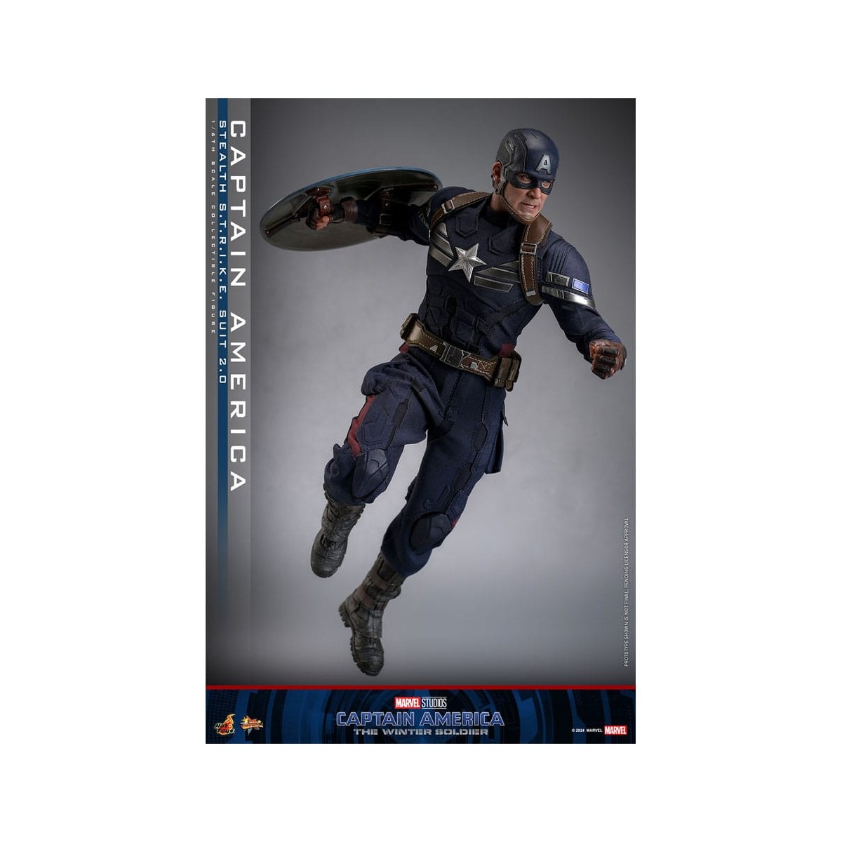 Hot Toys Capitán América: El Soldado de Invierno - Captain America Stealth S.T.R.I.K.E. Suit MMS 1/6