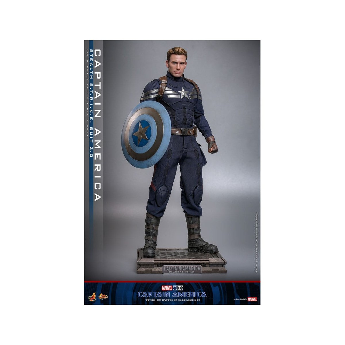 Hot Toys Capitán América: El Soldado de Invierno - Captain America Stealth S.T.R.I.K.E. Suit MMS 1/6