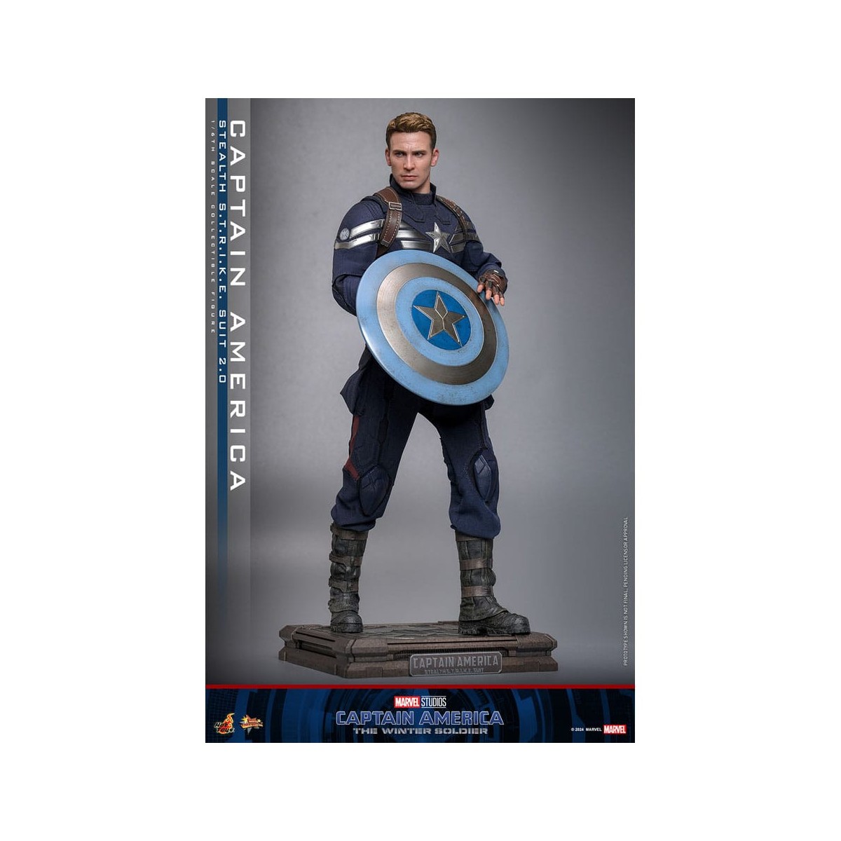 Hot Toys Capitán América: El Soldado de Invierno - Captain America Stealth S.T.R.I.K.E. Suit MMS 1/6