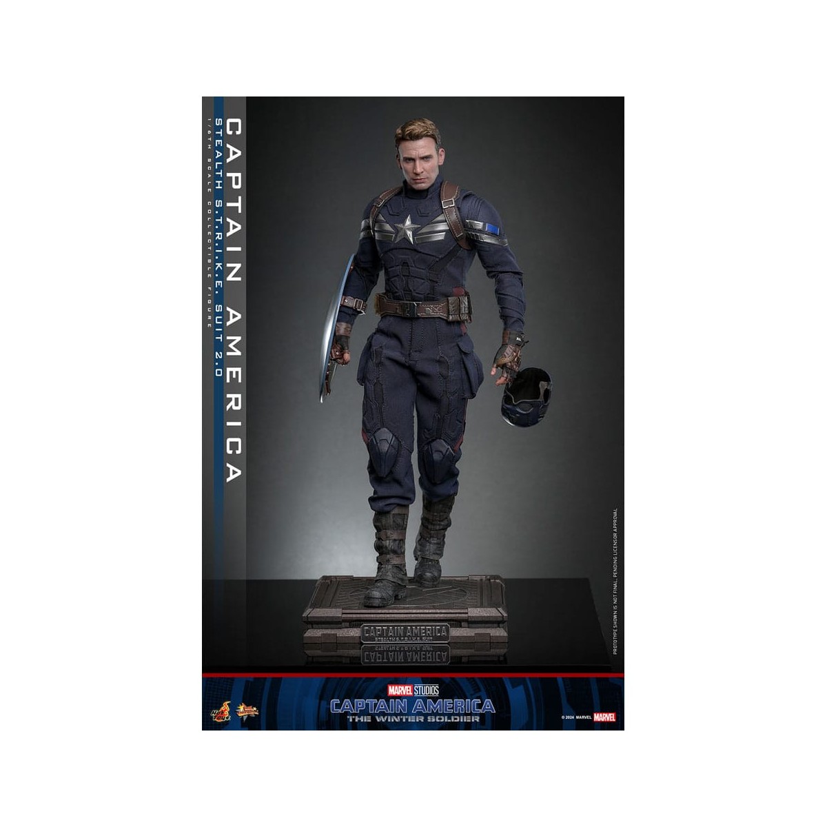 Hot Toys Capitán América: El Soldado de Invierno - Captain America Stealth S.T.R.I.K.E. Suit MMS 1/6