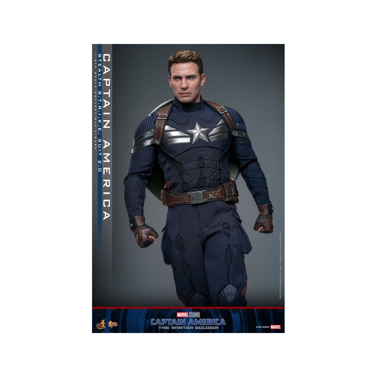 Hot Toys Capitán América: El Soldado de Invierno - Captain America Stealth S.T.R.I.K.E. Suit MMS 1/6