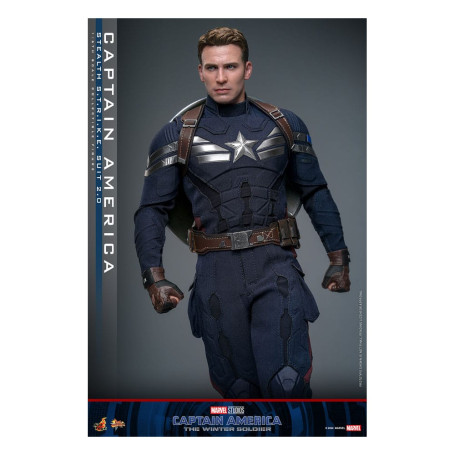 Hot Toys Capitán América: El Soldado de Invierno - Captain America Stealth S.T.R.I.K.E. Suit MMS 1/6